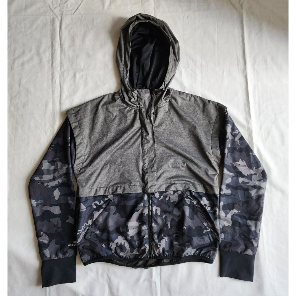 Under Armour Unstoppable Gore Windstopper Camo Water-Resistant Jacket Gray S/P - Picture 7 of 14
